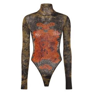 Jean Paul Gaultier Women Graphic Print Bodysuit